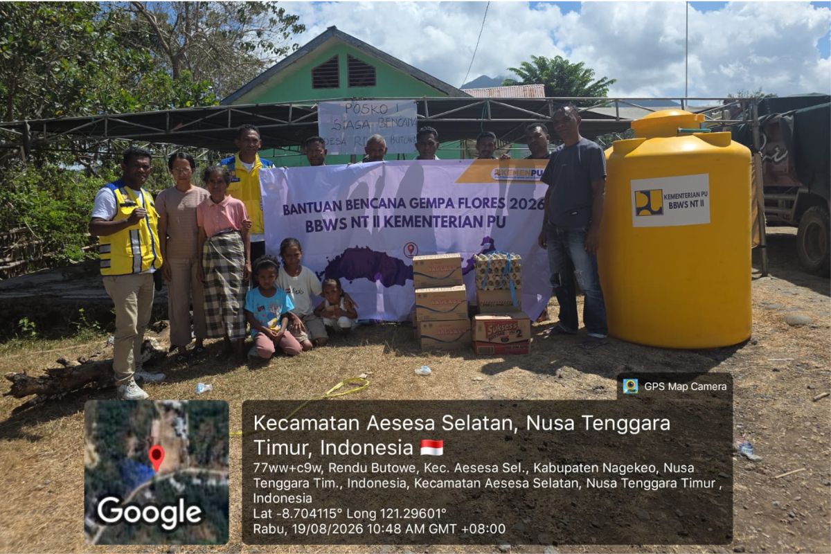 Menteri PU Dody Hanggodo Pastikan Air Bersih di Nagekeo Aman