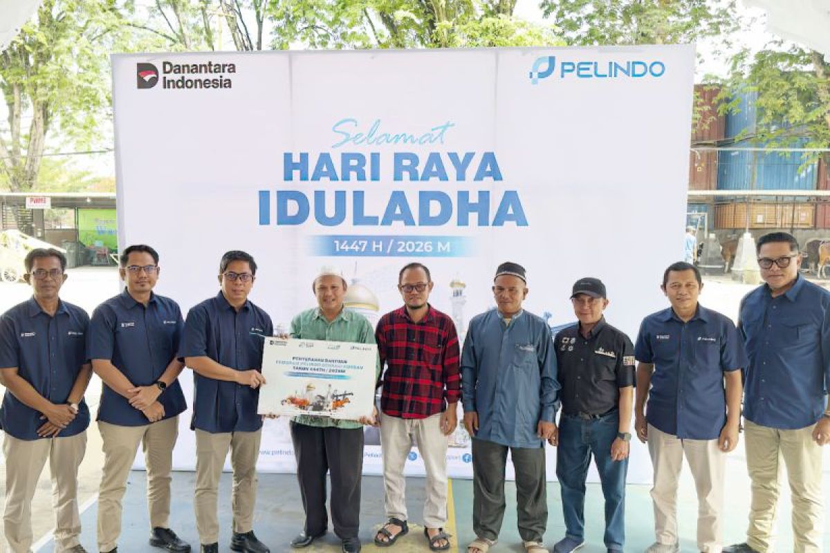 Pelindo Salurkan 32 Ekor Hewan Kurban di Banjarmasin untuk Idul Adha 2026, 19 Sapi dan 13 Kambing Dibagikan