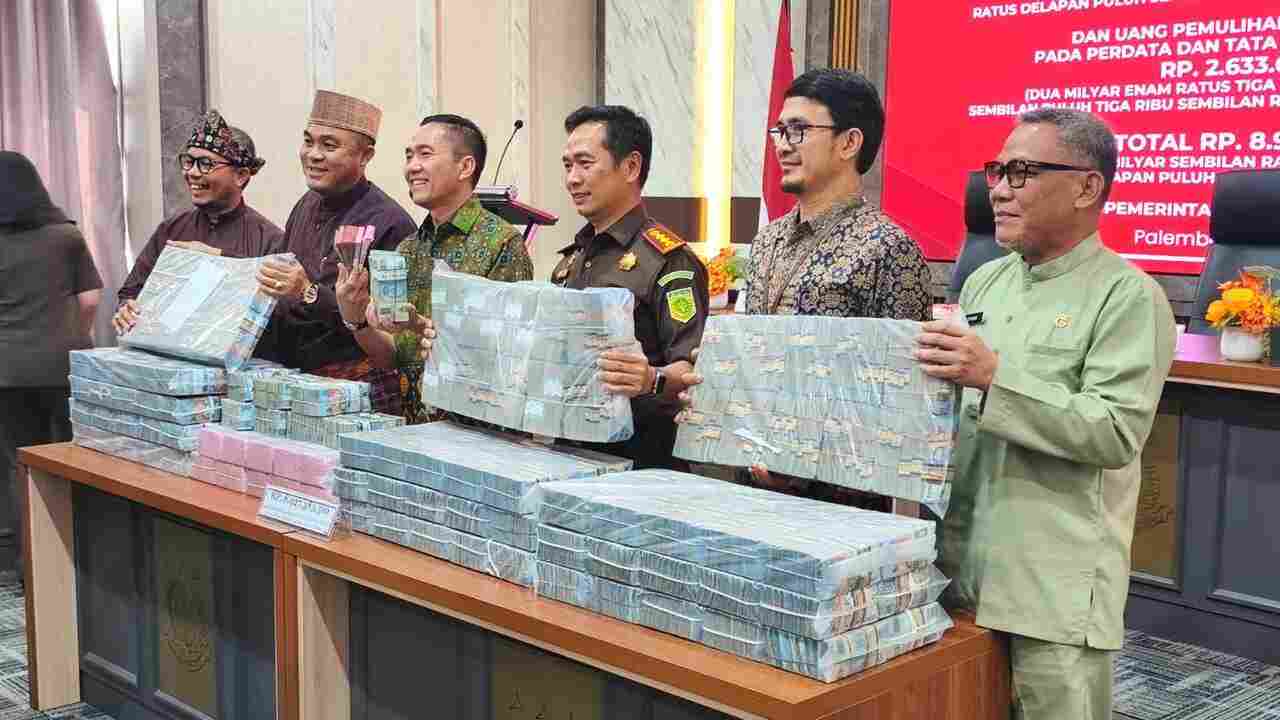 Kejari Palembang Kembalikan Rp8,9 Miliar ke Kas Daerah dan Rp28 Miliar ke Kas Negara, Hasil Penindakan Korupsi