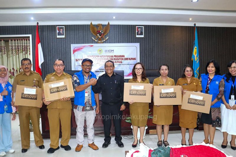 Pemkot Kupang Terima Hibah Rp 300 Juta dari IOM untuk Perkuat Operasional Satgas PPLN
