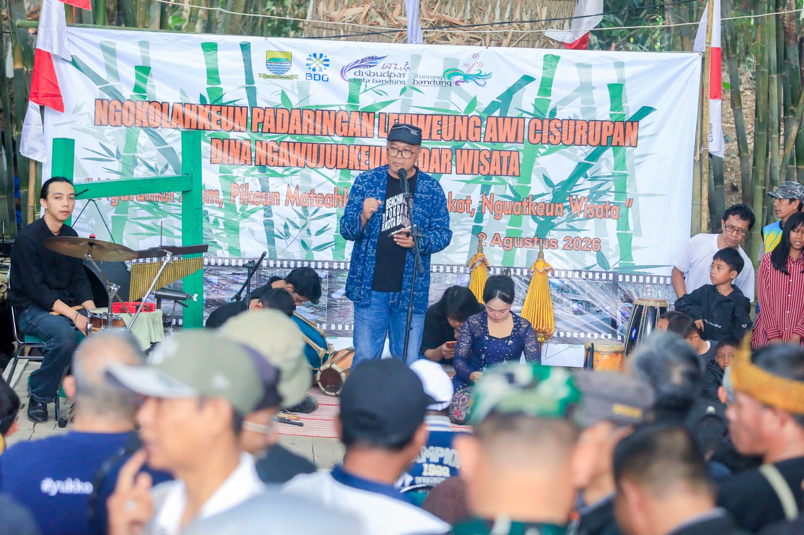 Resmikan Padaringan Leuweung Awi Cisurupan, Wali Kota Bandung Dorong Wisata Berbasis Masyarakat dan Pelestarian Alam