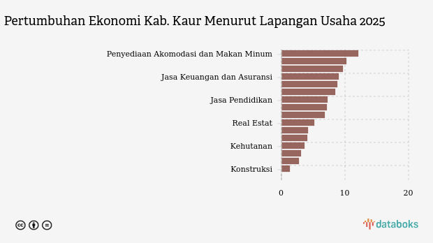 Ekonomi Kabupaten Kaur Tumbuh 4,61% di 2025, Sektor Akomodasi dan Makan Minum Melonjak 12,07%