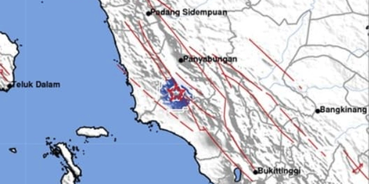 Gempa Dangkal M3,3 Guncang Mandailing Natal Pagi Ini, Getaran Skala III MMI Terasa di Kotanopan dan Mandailing Natal