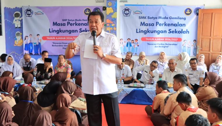 Bupati Tangerang Maesyal Rasyid Motivasi Pelajar Satya Muda Gemilang: Jauhi Narkoba dan Tawuran Sejak MPLS