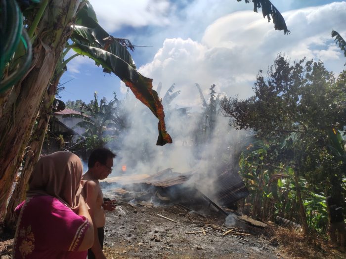 Rumah Kosong di Sangaji Ternate Ludes Terbakar, Warga Sempat Panik Gegara Angin Kencang
