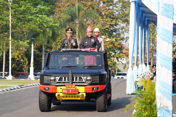 Gubernur Sumsel Herman Deru Pimpin Upacara Hari Bhayangkara ke-80, Ini Pesan untuk Polri