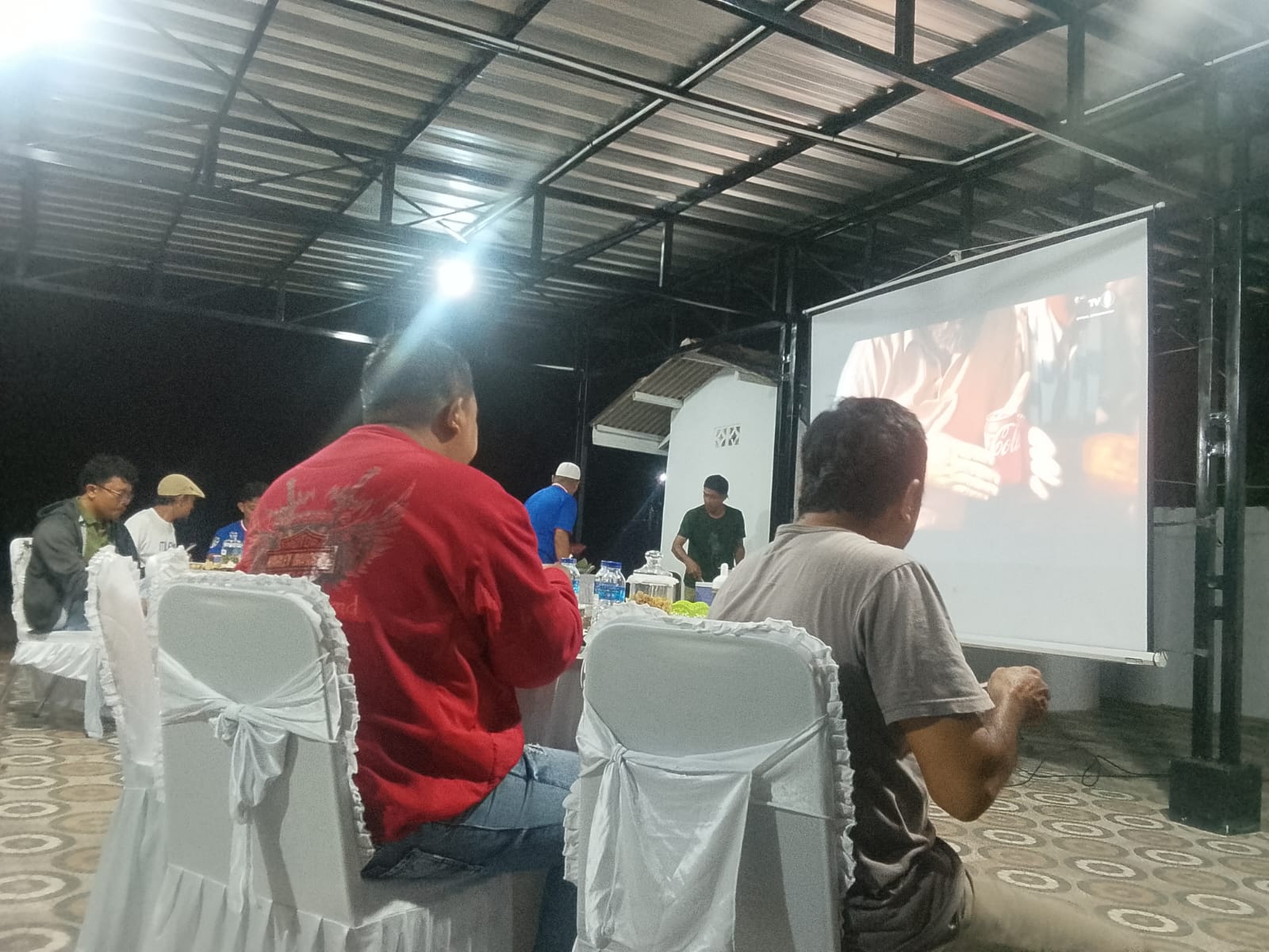 Nobar Semifinal Euro di Rumah Dinas Wabup Bangka Barat, Warga Berharap Acara Serupa Digelar hingga Final