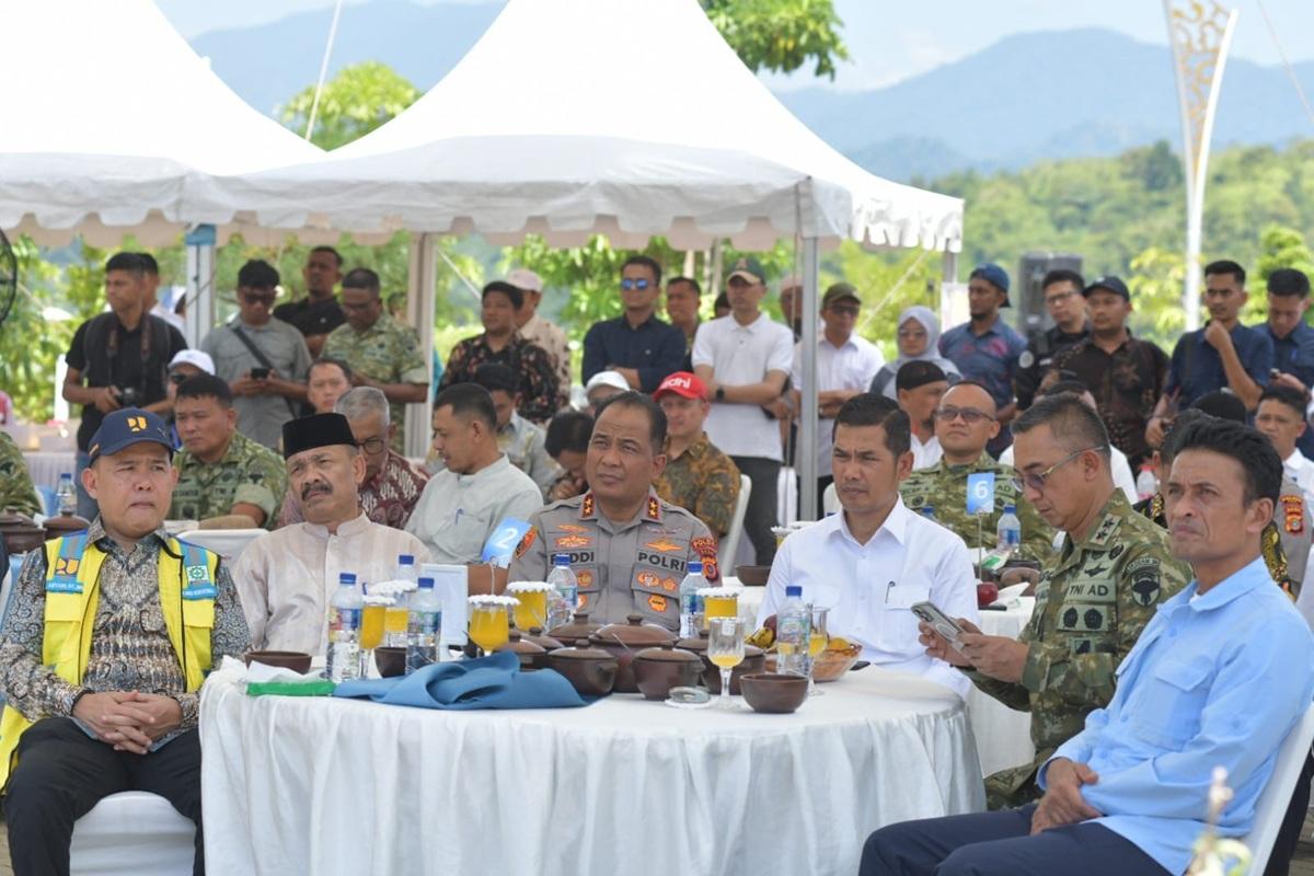 Presiden Prabowo Resmikan Bendungan Keureuto dan Rukoh di Aceh, Sekda Sebut Tonggak Ketahanan Pangan