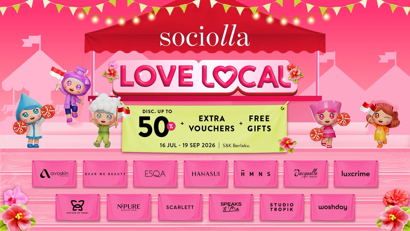 Sociolla Kembali Gaungkan Love Local 2026, 180 Brand Lokal Kuasai 55% Produk di Platform