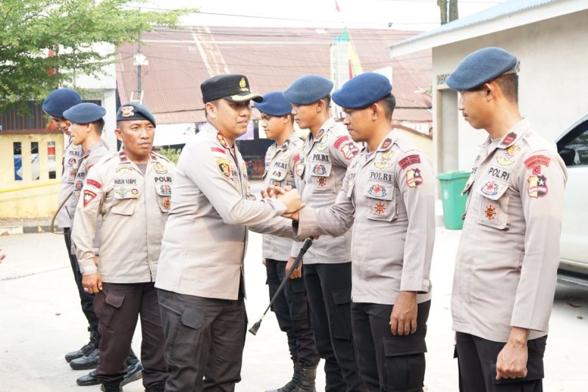 30 Personel BKO Brimob Tiba di Bengkayang, Diperkuat di Tiga Rayon untuk Percepat Respons Karhutla