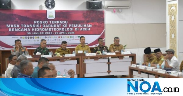 Aceh Resmi Akhiri Masa Transisi Darurat Bencana Hidrometeorologi, Rp58,9 Triliun Disiapkan untuk Rehabilitasi dan Rekonstruksi