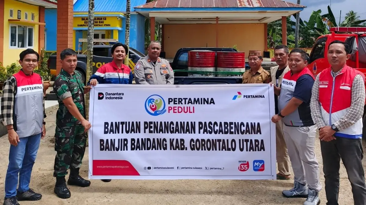 Pertamina Salurkan 400 Liter Biosolar untuk Percepat Evakuasi Korban Bencana di Gorontalo Utara