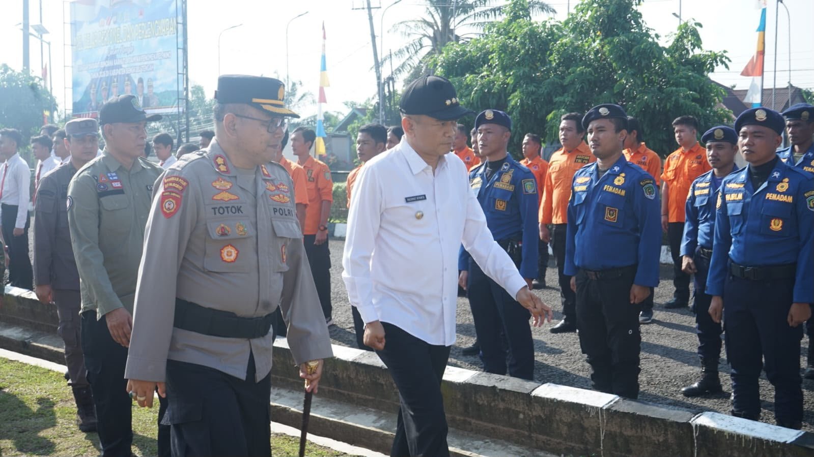 Siaga El Nino, Polres Bengkulu Tengah Larang Pembakaran Lahan dan Siapkan Logistik Bencana