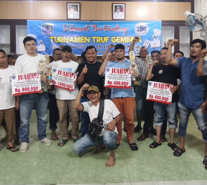 Turnamen Truf Gembira Meriahkan HUT ke-154 Binjai, 32 Tim Bertanding Rebut Hadiah Rp5 Juta