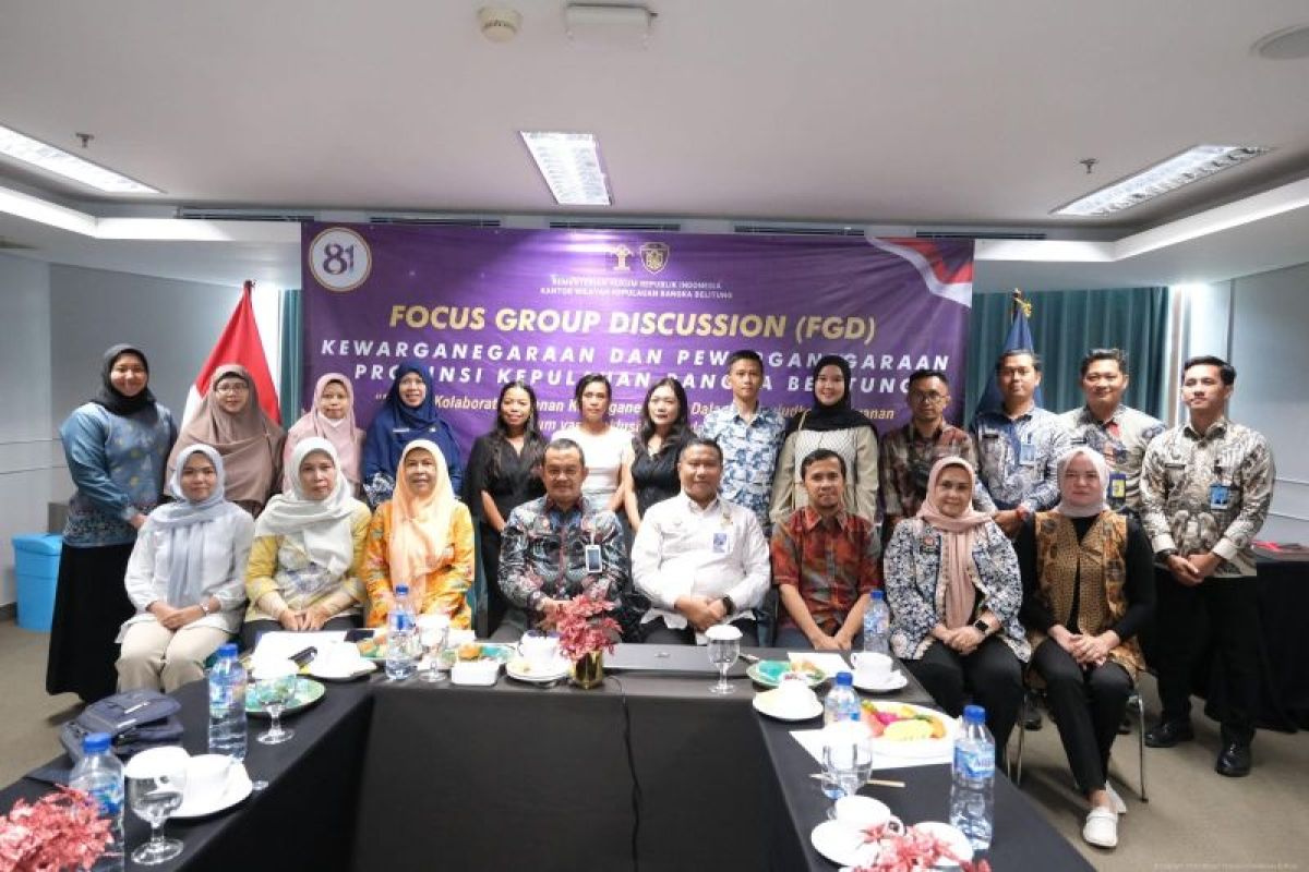 Kanwil Kemenkum Babel Kumpulkan Pemda dan Imigrasi, Percepat Penyelesaian Status Kewarganegaraan Warga