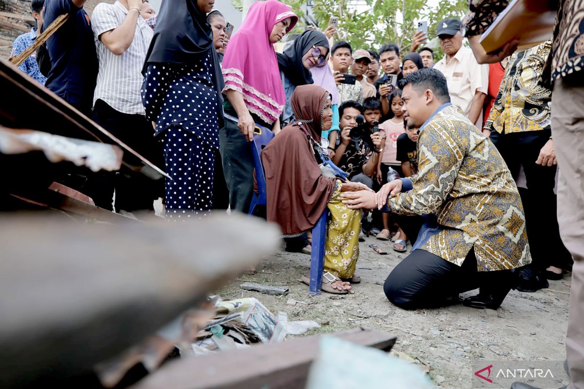 Pemprov Sumut Perbaiki 167 Rumah Rusak Akibat Puting Beliung di Medan Johor, Bobby Nasution: Bantuan Harus Tuntas