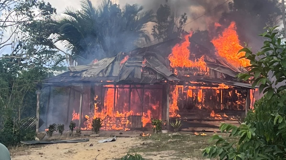 Rumah Petani di Konawe Selatan Ludes Terbakar, Lima Sertifikat Tanah dan Uang Tunai Rp9 Juta Hangus