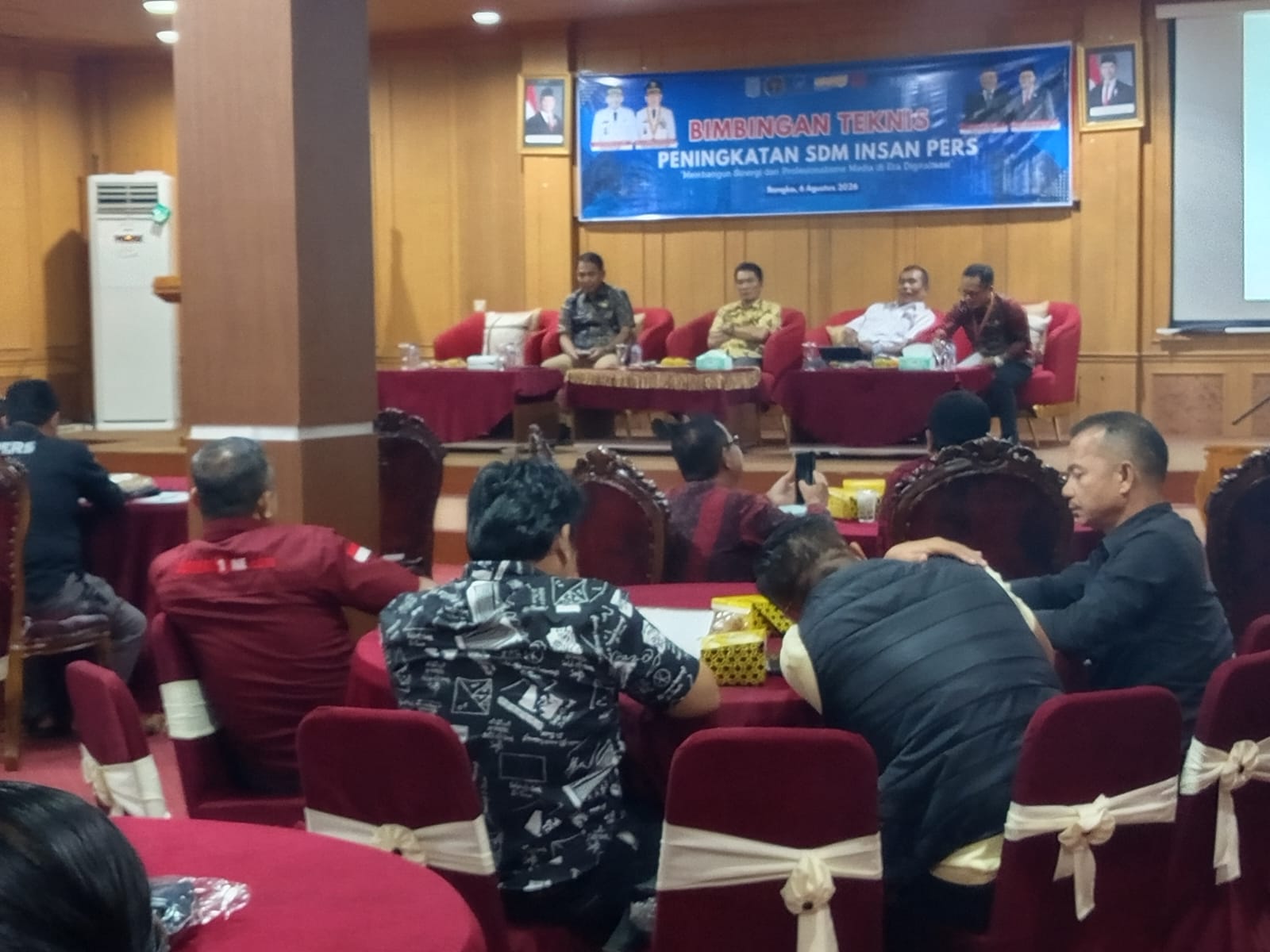 60 Insan Pers di Merangin Ikuti Bimtek Jurnalistik, Diskominfo Tekankan Etika dan Akurasi di Era Digital