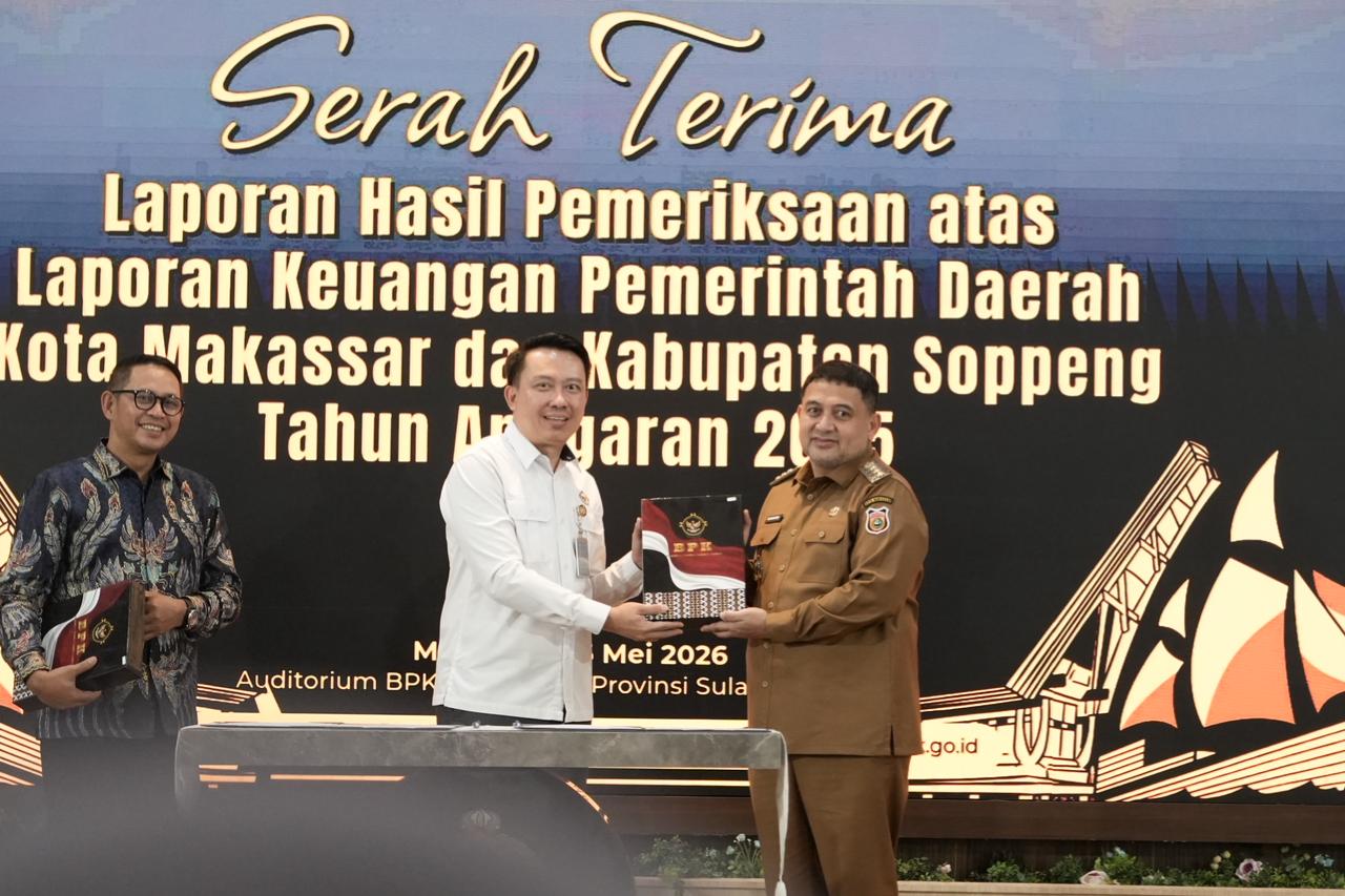 Pemkot Makassar Kembali Raih Opini WTP dari BPK untuk LKPD 2025, Appi Sebut Ada Pekerjaan Rumah yang Harus Dituntaskan