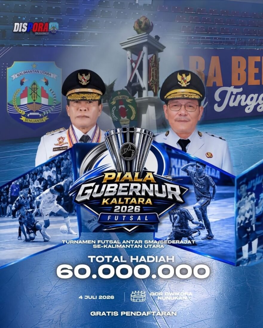Persiapan Piala Gubernur Futsal Kaltara 2026 Capai 90 Persen, 40 Tim Siap Berlaga di GOR Dwikora Nunukan