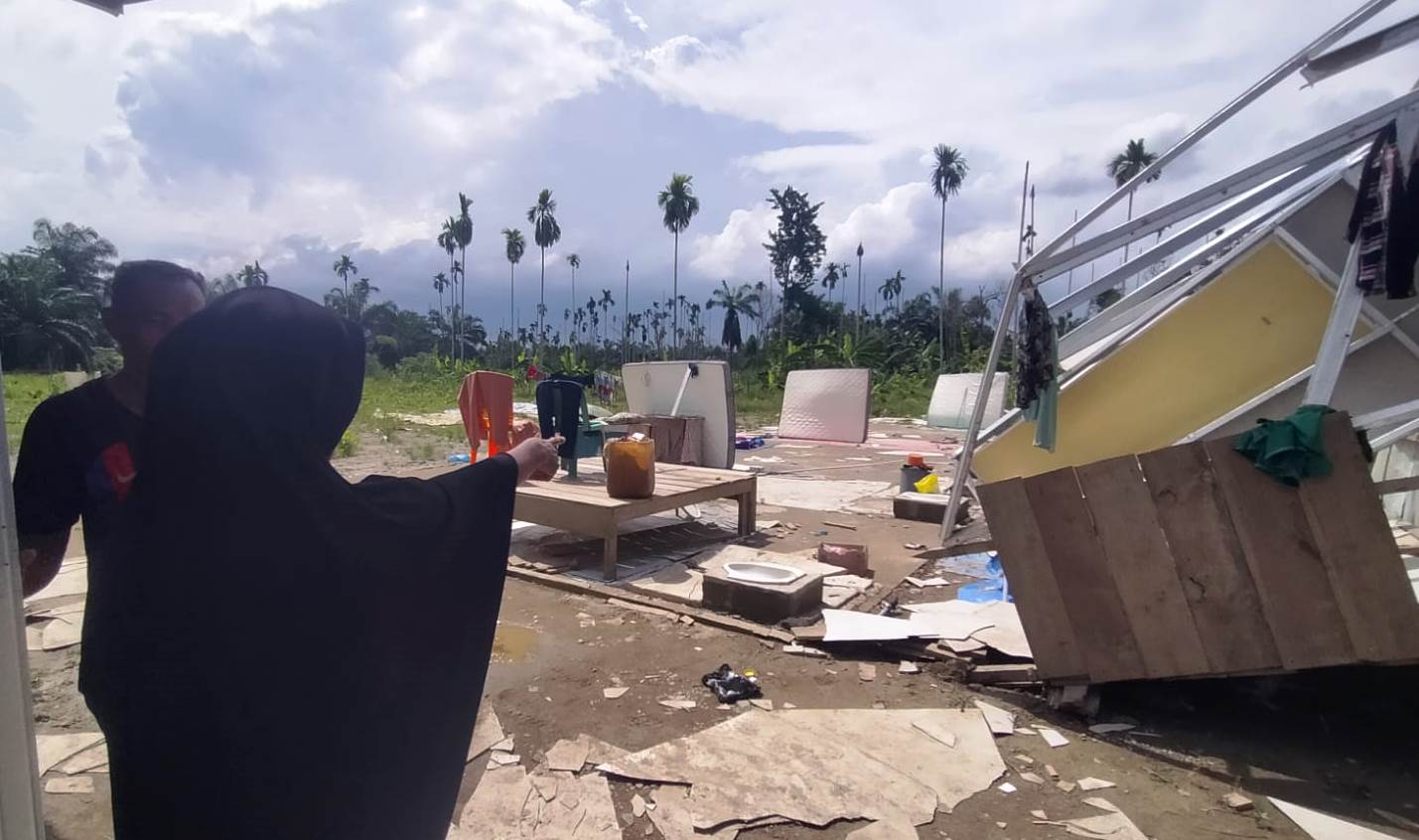 Enam Bulan Pascabanjir Bandang di Aceh Utara, 300 Warga Langkahan Masih Menanti Kepastian Bantuan Jadup