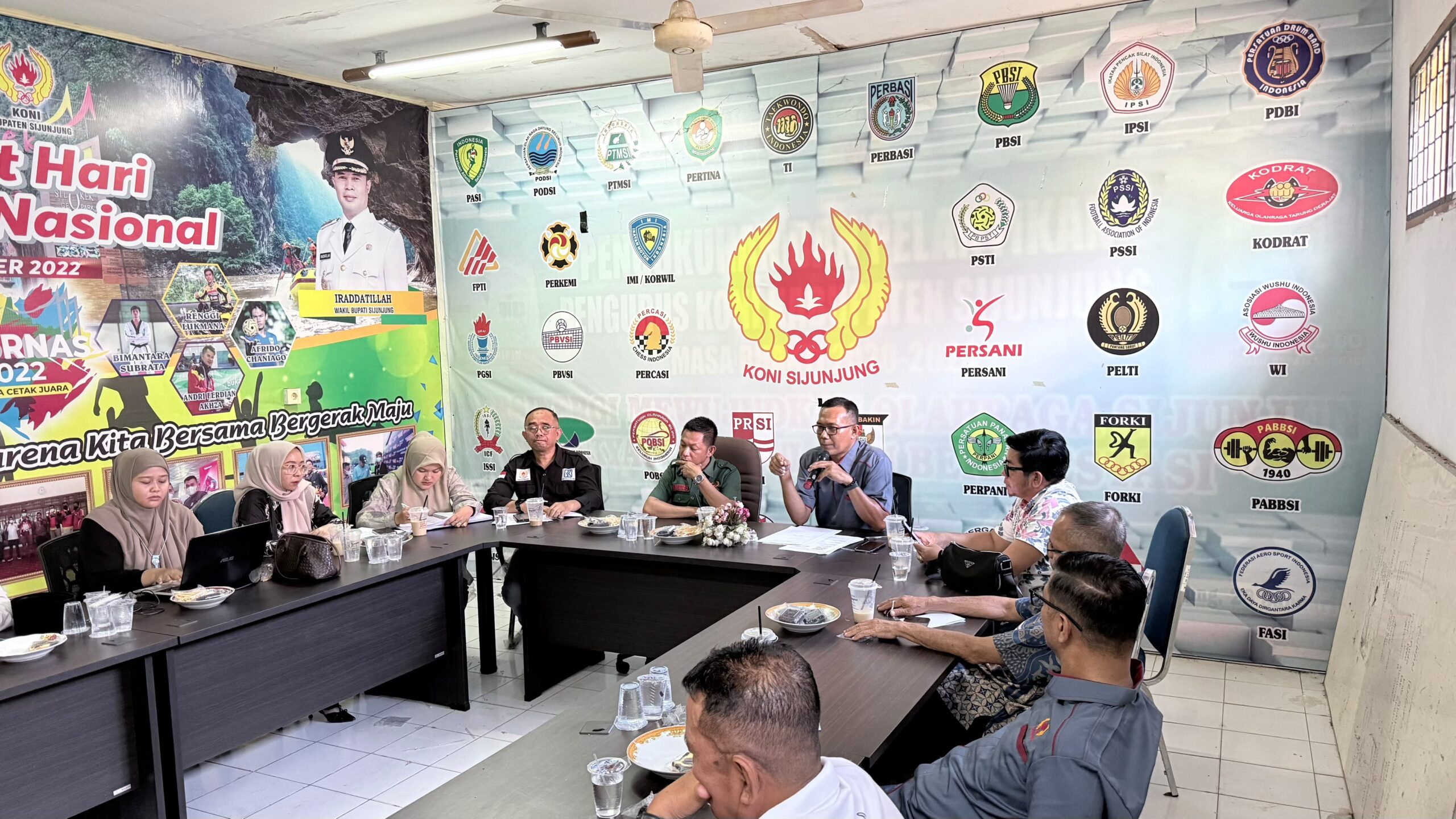 Target 10 Besar Porprov 2026, KONI Sijunjung Terjunkan 5 Tim Pantau Kesiapan Atlet