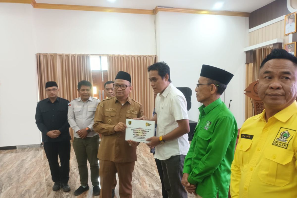 8 Parpol di Tabalong Terima Dana Hibah APBD 2026, Nasdem Raih Bantuan Terbesar Rp 267 Juta