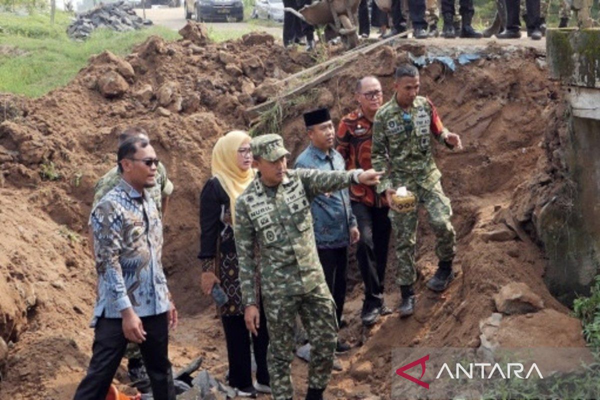 TNI Groundbreaking Empat Titik Jembatan Perintis Garuda di Lampung Selatan, Target Perkuat Konektivitas Desa