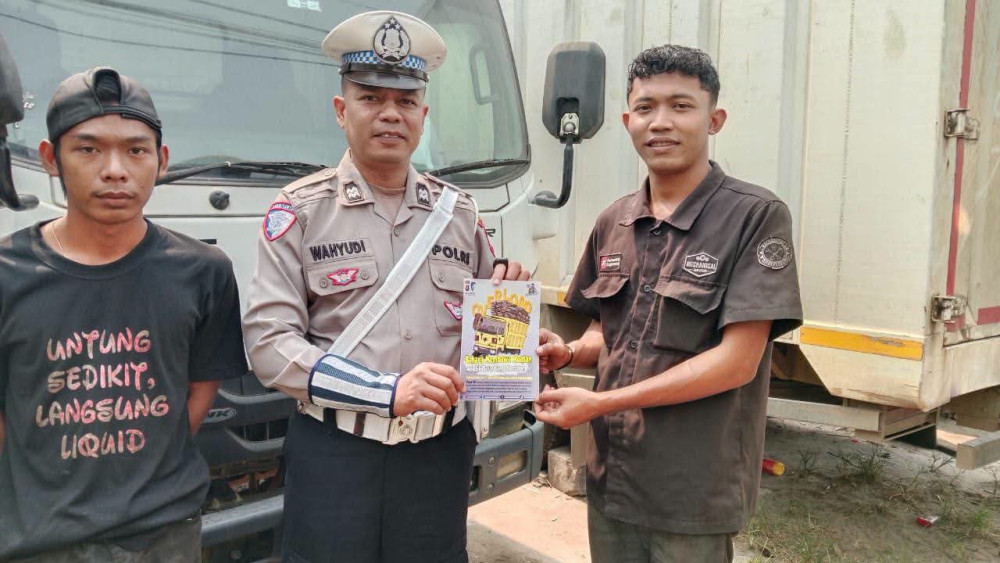 Satlantas Polresta Palangka Raya Edukasi Supir Angkutan Berat soal Bahaya ODOL, Ini Risikonya