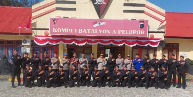 Kapolres Bangka AKBP Indra Feri Kunjungi Kompi I Brimob Sungailiat, Sebut Pasukan Elit Pertama Indonesia