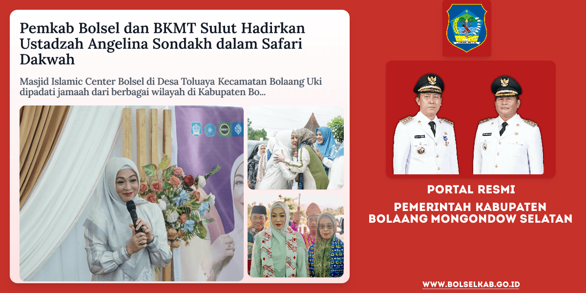 Pemkab Bolsel dan BKMT Sulut Hadirkan Ustadzah Angelina Sondakh di Safari Dakwah, Masjid Islamic Center Penuh Jamaah