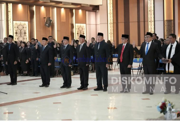 Bupati Malinau Lantik 8 Pejabat Eselon II Hasil Seleksi Terbuka