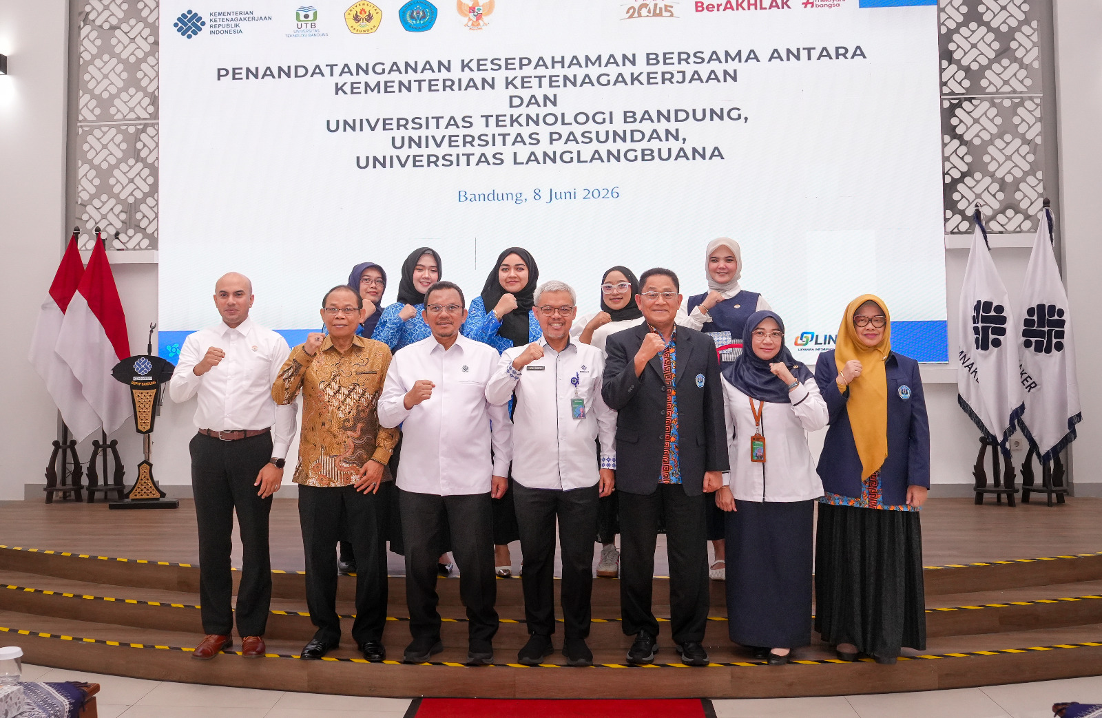 Kemnaker Teken Kerja Sama dengan Tiga Universitas di Bandung, Fokus pada Pengembangan SDM dan Riset Ketenagakerjaan
