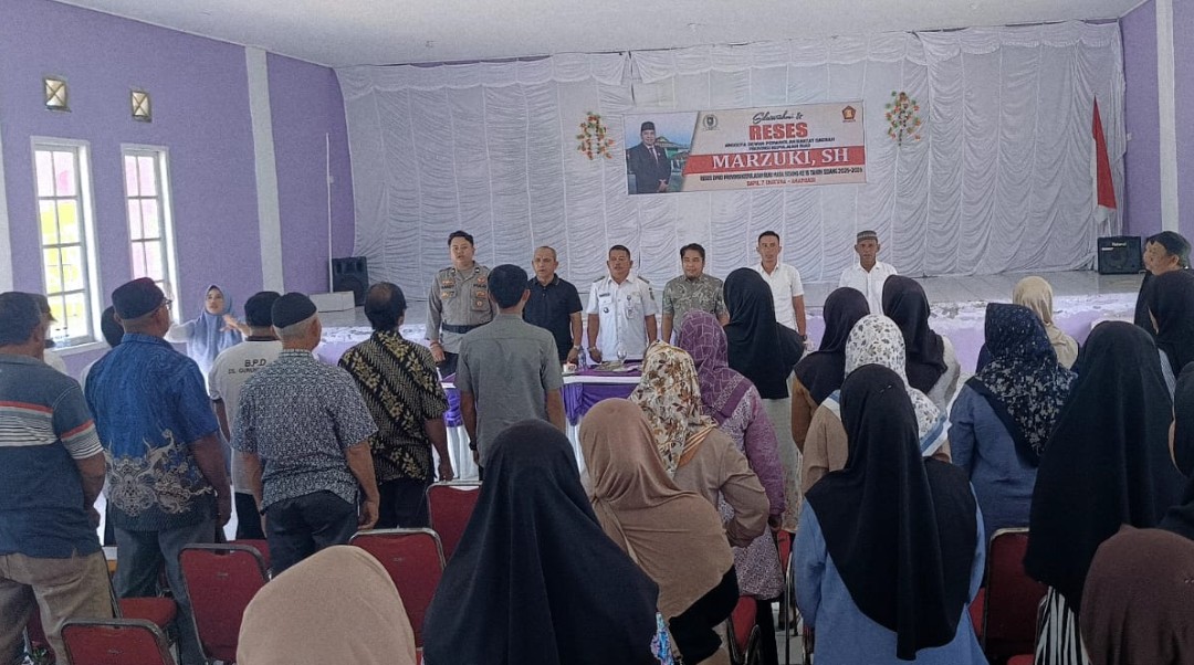 Reses di Gunung Durian, Marzuki Tampung Aspirasi Penerangan Jalan hingga Fasilitas Olahraga