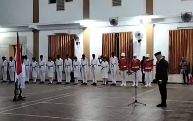 Bupati Kepulauan Aru Timotius Kaidel Kukuhkan 60 Paskibraka untuk HUT ke-81 RI, Siap Bertugas 17 Agustus 2026