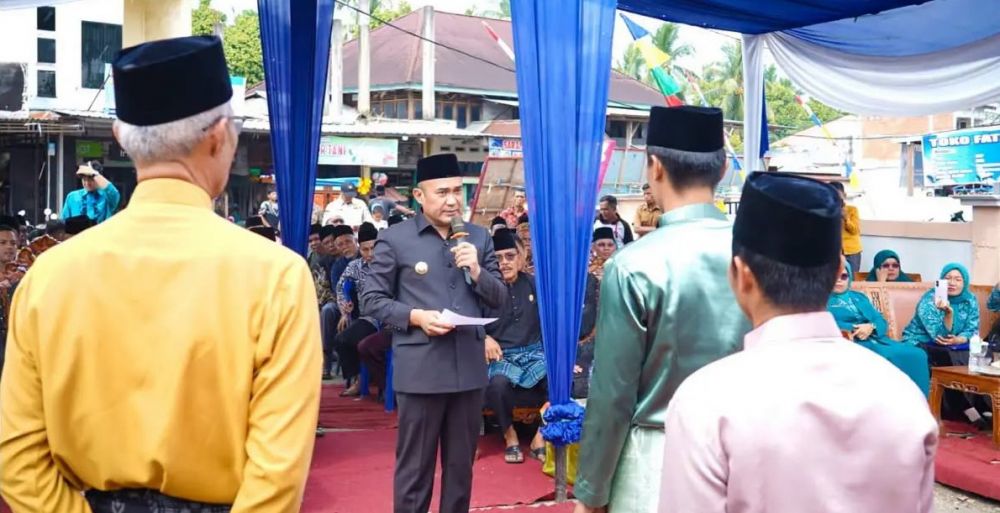 Bupati Bungo Lantik Ahmad Sadoni sebagai PAW Rio Dusun Rantau Pandan, Gantikan Kepala Desa yang Lowong
