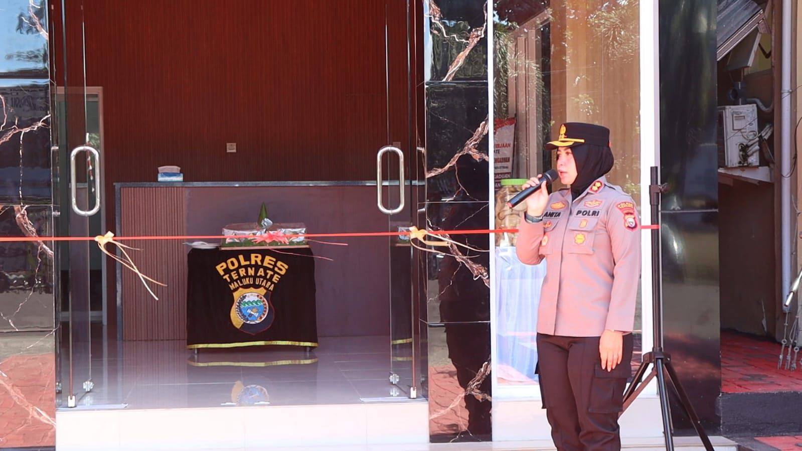 Resmikan Gedung Tathya Dharaka, Kapolres Ternate Targetkan Pelayanan Sat Reskrim Lebih Profesional dan Modern