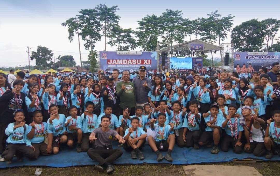 Bupati Karo dan Gubernur Bobby Nasution Hadiri Jambore Pramuka Sumut XI di Sibolangit, 3.000 Anggota Pramuka Siap Digembleng