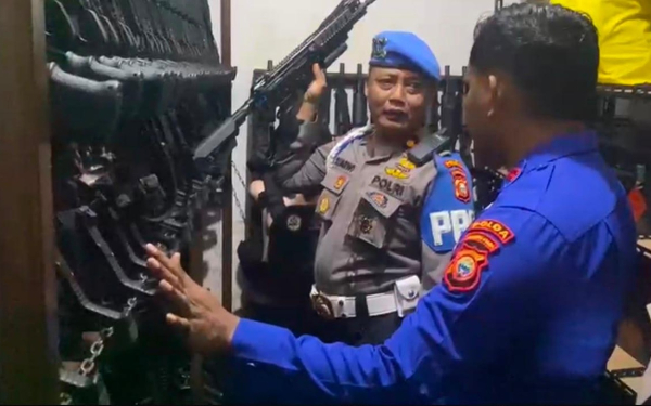 Bidpropam Polda Malut Periksa Seluruh Senpi Organik Ditpolairud di Ternate, Pastikan Siap Pakai dan Administrasi Lengkap