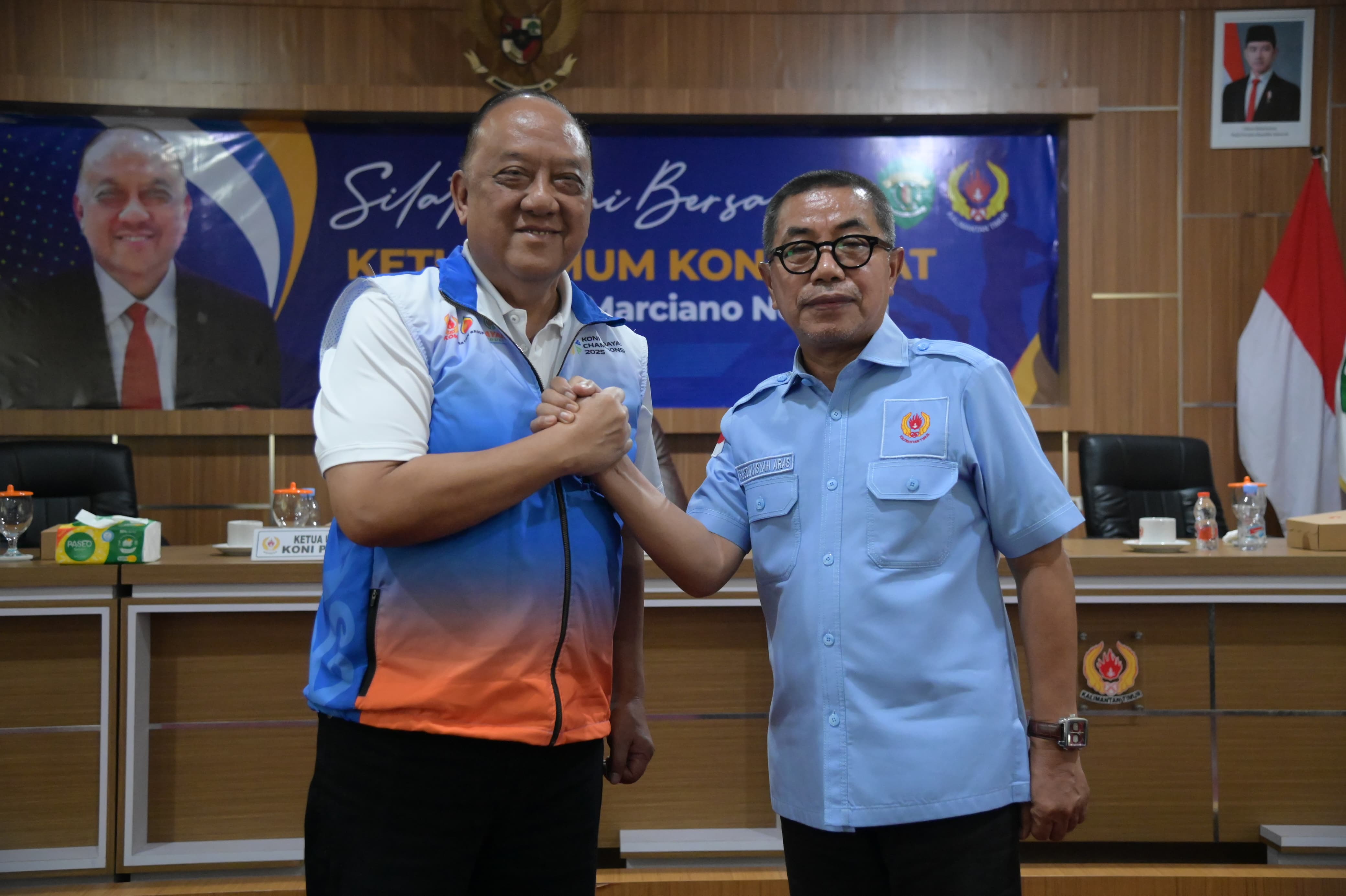 KONI Kaltim Nyatakan Dukungan untuk Marciano Norman Maju Kembali Pimpin KONI Pusat