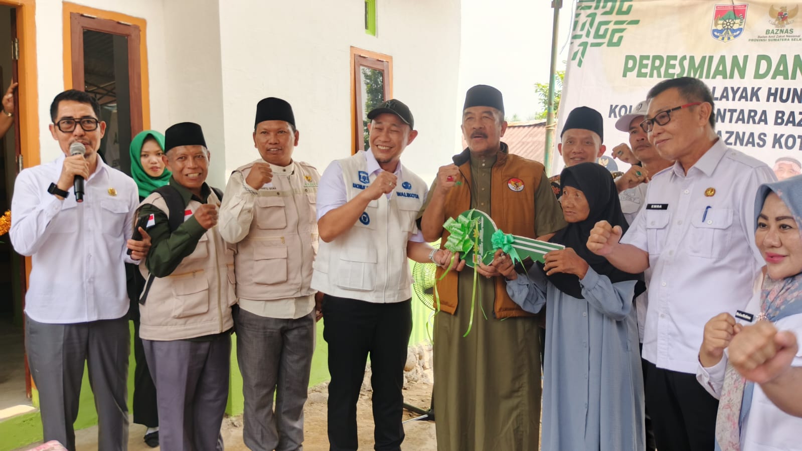 Baznas Sumsel dan Pemkot Lubuk Linggau Resmikan Rumah Layak Huni, Anggaran Bedah Rumah Akan Dinaikkan ke Rp 30 Juta