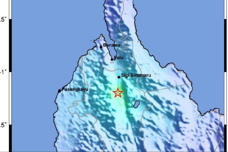 Gempa Magnitudo 4,8 Guncang Sigi Sulawesi Tengah, Getaran Terasa di Palu dan Dipicu Sesar Palu-Koro