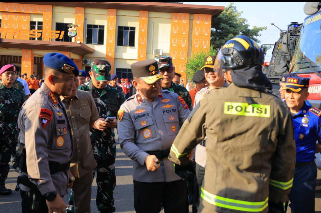 1.070 Hotspot Terpantau di Lampung Sejak Januari, Polda Siagakan Personel dan Water Cannon Antisipasi Karhutla