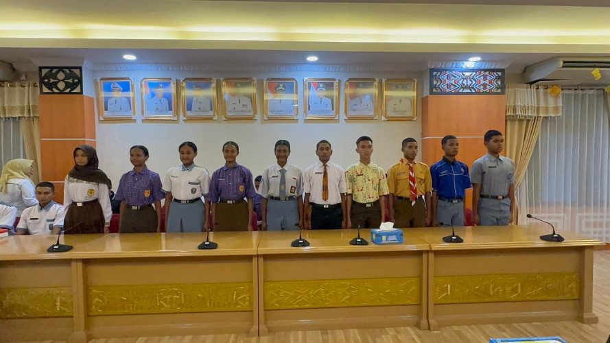 10 Paskibra Terbaik Kota Jayapura Dikirim ke Seleksi Nasional, Wakil Wali Kota Beri Pesan Keras soal Disiplin