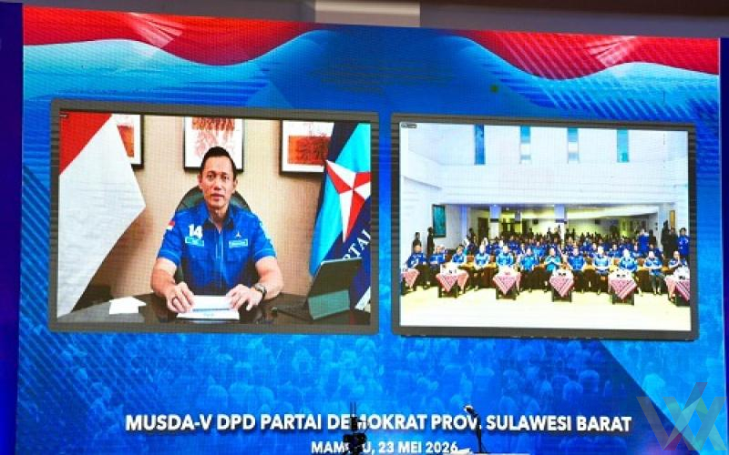 Suhardi Duka Kembali Pimpin Demokrat Sulbar untuk Periode 2026-2031, Terpilih Secara Aklamasi di Musda ke-V