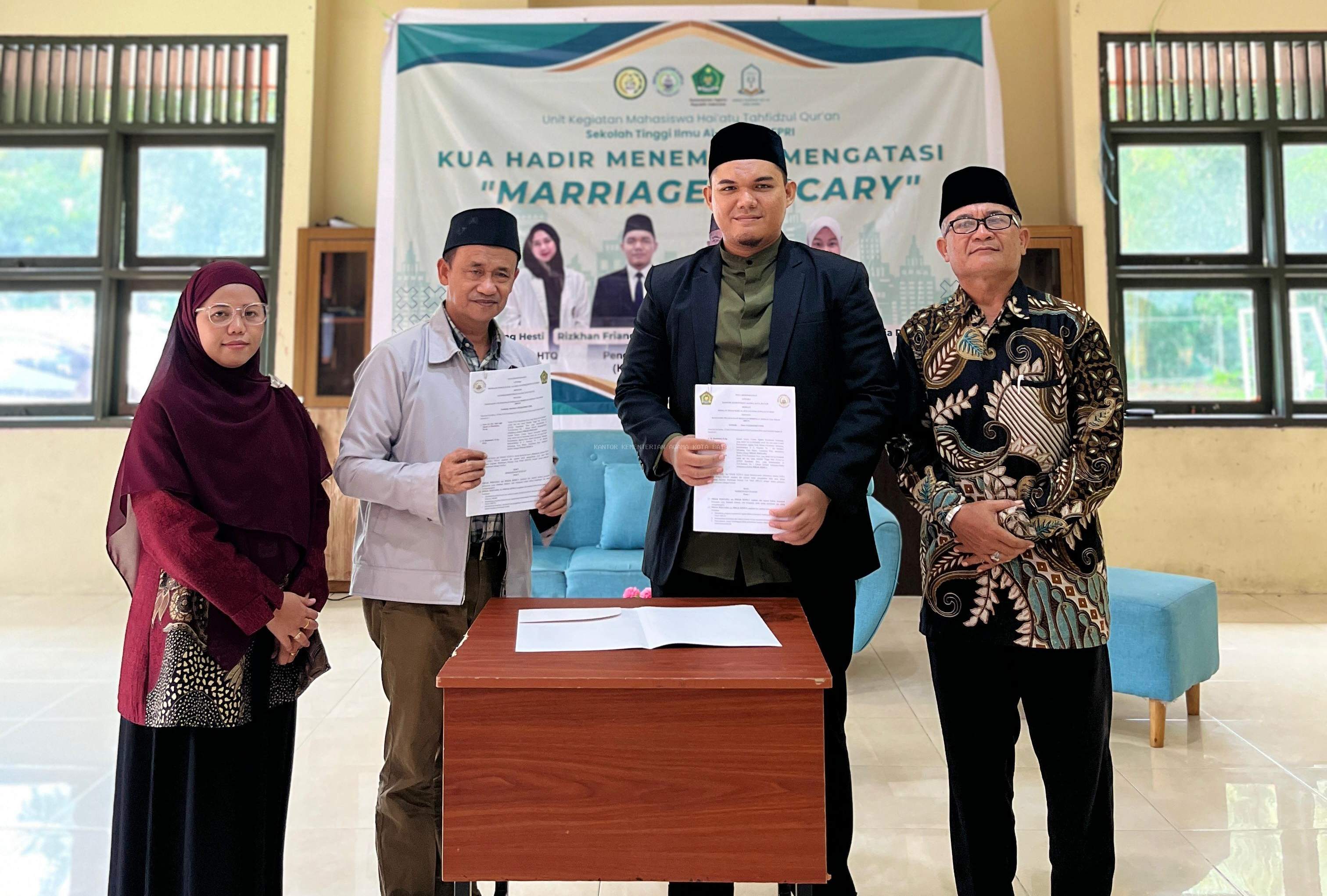 KUA Sekupang dan STIQ Kepri Gelar Seminar Bimbingan Remaja Usia Nikah, Antisipasi Fenomena ‘Marriage is Scary’ di Batam