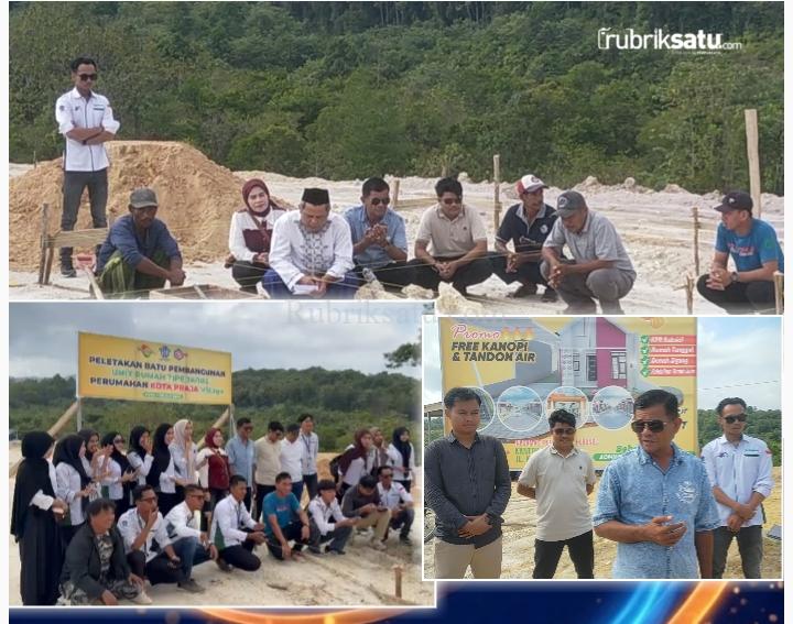 PT Harwin Jaya Barokah Property Groundbreaking Perumahan Baru 103 Unit di Kendari, 60 Unit Sudah Dipesan