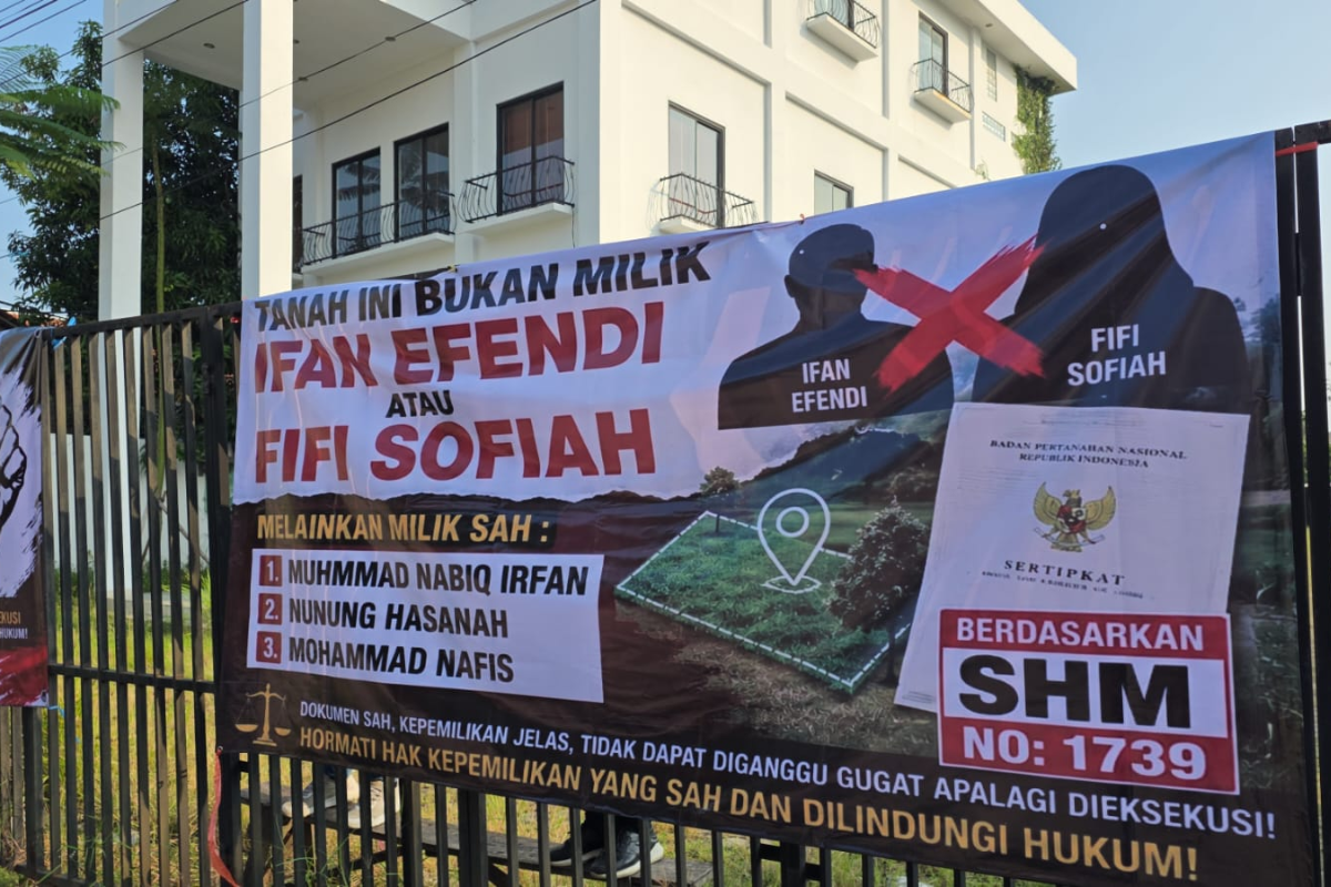Eksekusi Lahan di Cirebon Ditunda, Massa Pendukung Hj Fifi Sofiah Siaga Hadang Proses Pengadilan