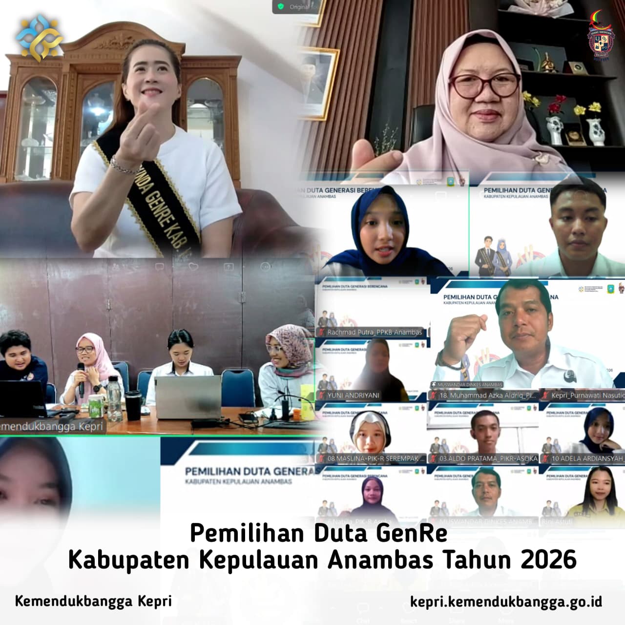 Pemkab Anambas Pilih 10 Duta GenRe 2026 Sebagai Agen Perubahan Remaja