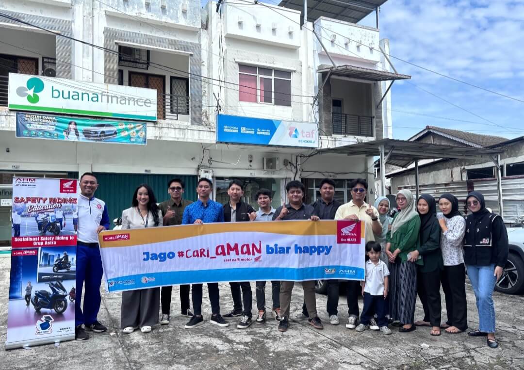 Astra Motor Bengkulu Bekali Karyawan TAF dengan Teknik Safety Riding, Target Tekan Angka Kecelakaan Akibat Kelalaian